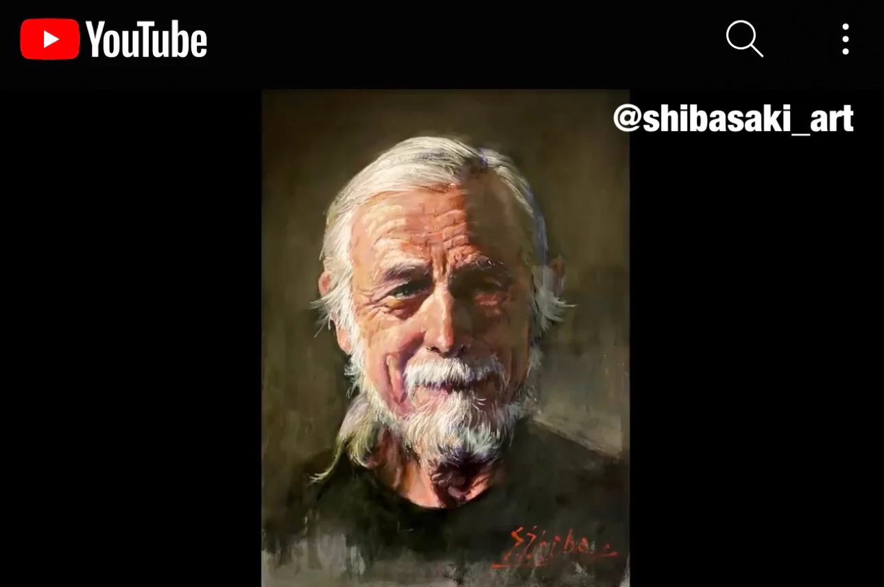 おじいちゃん先生！「サクラマット水彩絵の具」を使って人物画を描く！