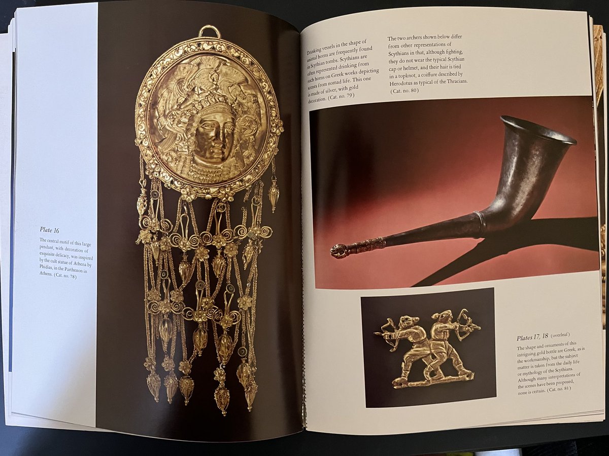 Sturgeons_Law's tweet photo. Elite used bookstore find: out of print book on Scythian artifacts that the Soviet Ministry of Culture lent to the Met for a landmark exhibit in 73. Great photos, including of the famous golden sagaris battle axe (one of those irl rpg weapons). https://t.co/uquzIyBtme