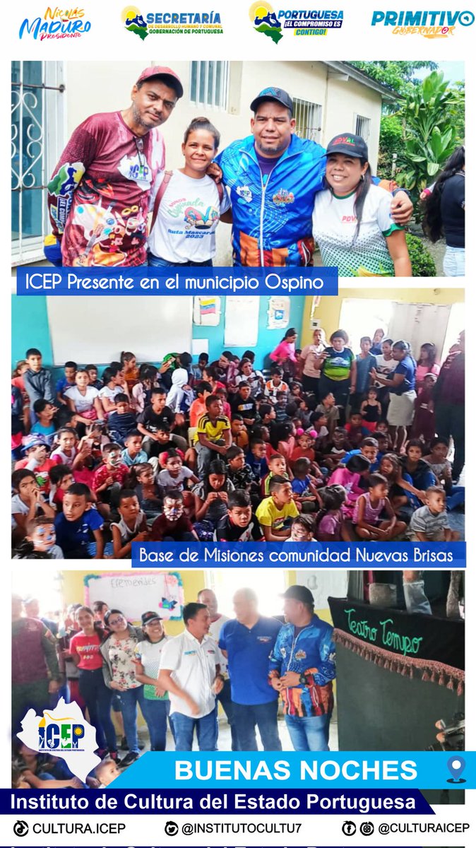 cultura_icep's tweet image. #ICEP En el municipio Ospino #Portuguesa