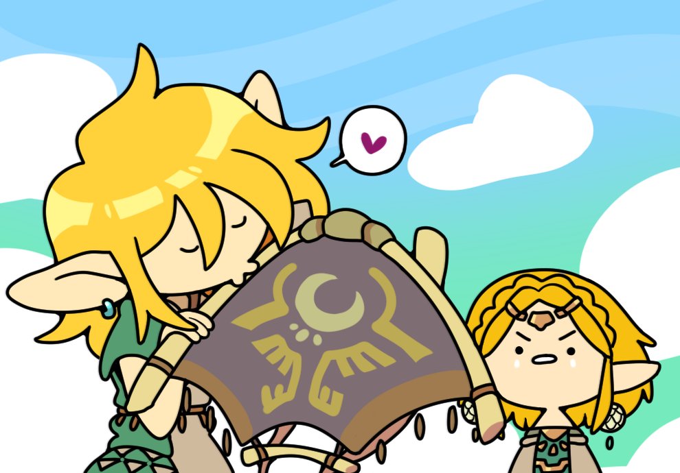 Link And Zelda Chibi