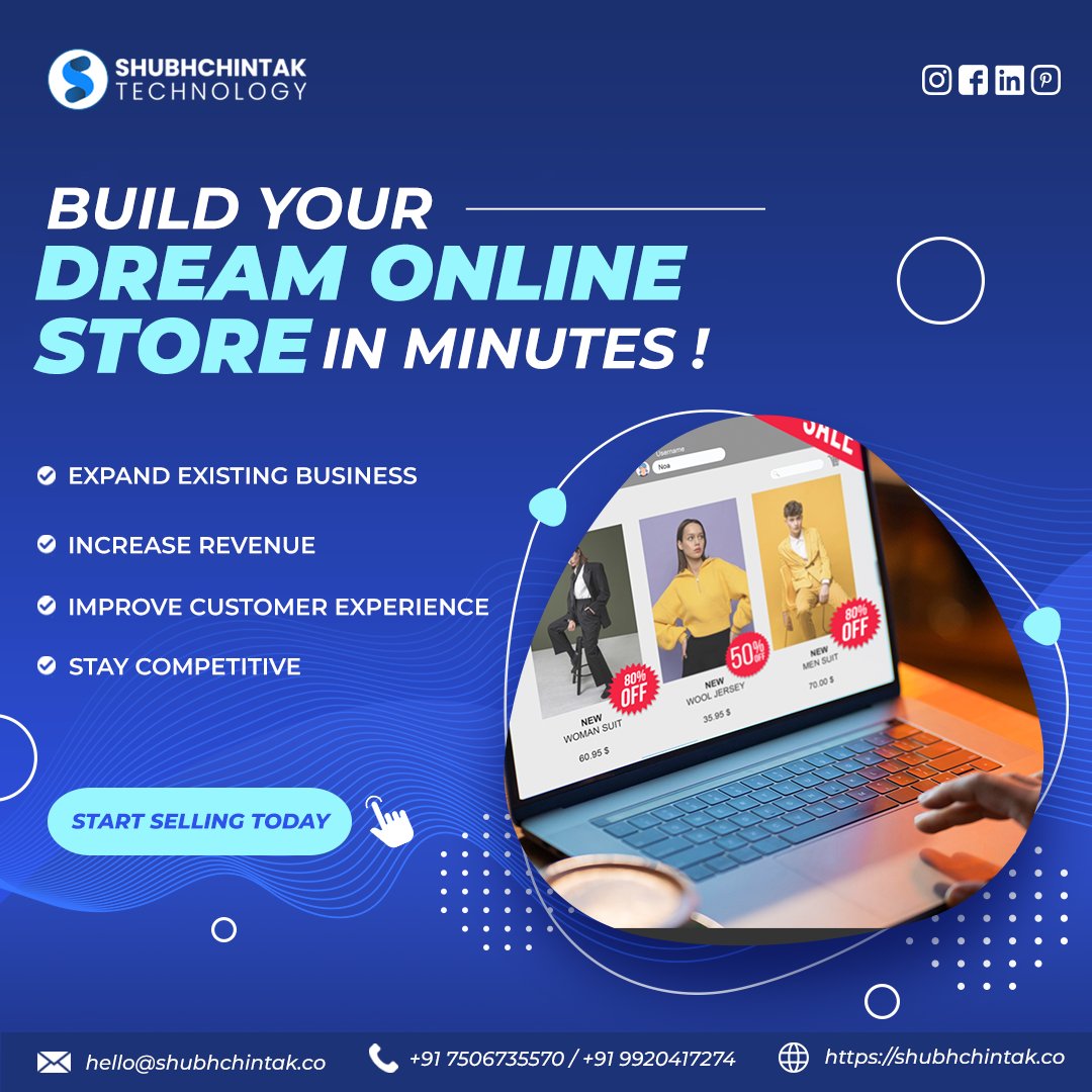 Do you want to build your Dream Online Store?🤔 Get Free Expert Consultation Service!👤💻 shubhchintak.co/contact-us/ #onlinestore #website #ecommercewebsite #webservices #webagency #mumbai #pune #onlinebusiness #Shubhchintak #webdesigners