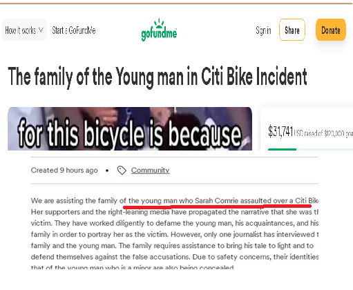 ShoreyThe3rd's tweet photo. @urisanz @Abstraxen @PrincessKnightD @critic_social @BenCrumpLaw @rolandsmartin @megynkelly @DillardVicki @CitiBikeNYC @TizzyEnt I think the mother is emphasizing their immigrant status and being poor so that ppl support the #GoFundMe .
He was acting like Radio Raheem in Spike Lee's "Do The Right Thing", ie very entitled
Now hes seeking money like #ClockBoy's family.
Hes a hussler! https://t.co/3t56xwOcyn