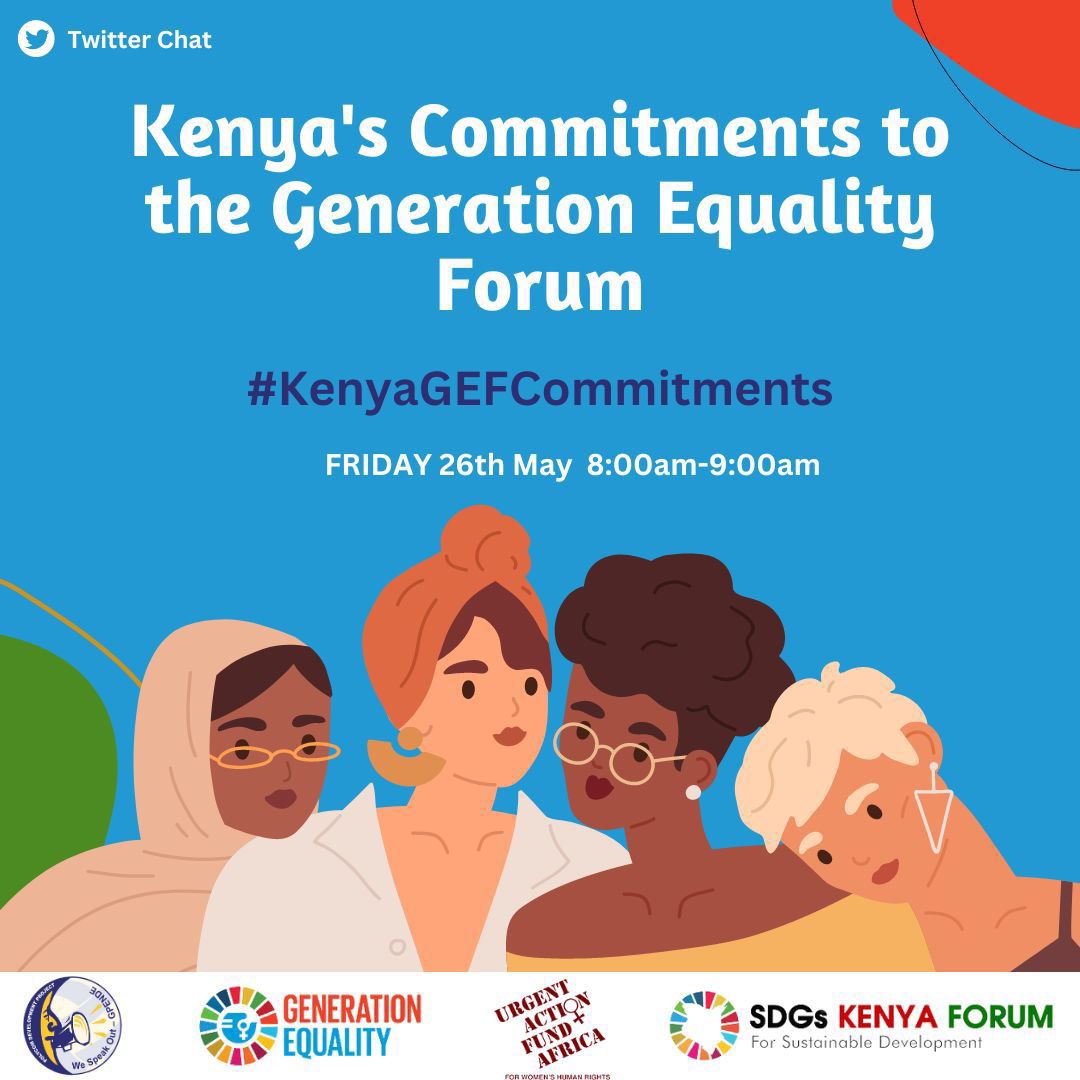 _hsuleiman_'s tweet photo. Join us for a #TweeterChat as we explore Kenya's commitments to the Generation Equality Forum
π: 8:00am - 9:00am EAT
@polycomdev
@UAFAfrica
@SDGsKenyaForum
@GenEqualityKe
@woman_kind
@unwomenkenya
#KenyaGEFCommmitments
#TwendeKaziNaSDGs
#Polycomspeaks
#GenderEquality
#Gpende https://t.co/IGK6EgKay8
