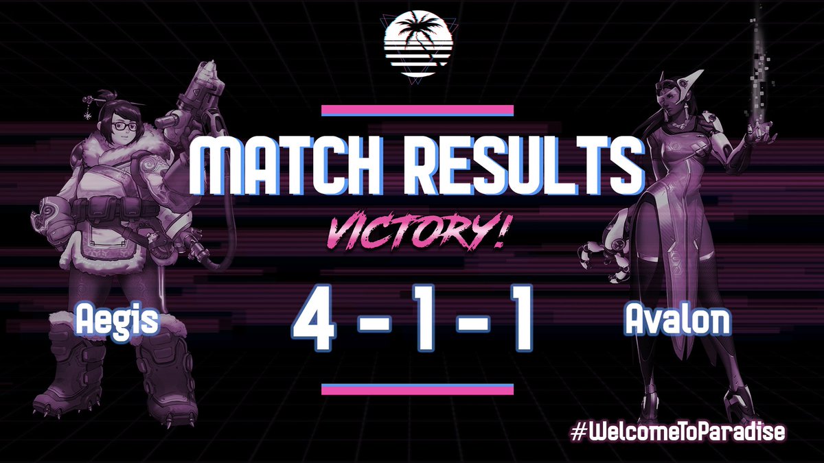 ParadiseLostGG's tweet photo. GGs to a really good Avalon team! Thank you @HuntertainOW @K4RMA_OW and @SpaceTronix for the amazing casting and production of our @tranquilitygg match! #WelcomeToParadise https://t.co/KQoPuhD3XI