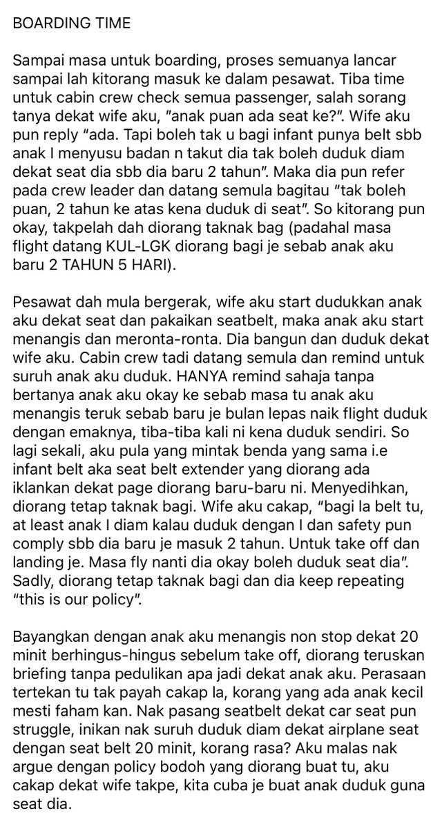 CUBAAN MY AIRLINE HALAU ANAK USIA 2 TAHUN DARI PESAWAT YANG SEDANG BERLEPAS??

Entah siapa yang salah? What’s your opinion?

#MyAirline 

Perkongsian Fear Dawooz di FB :