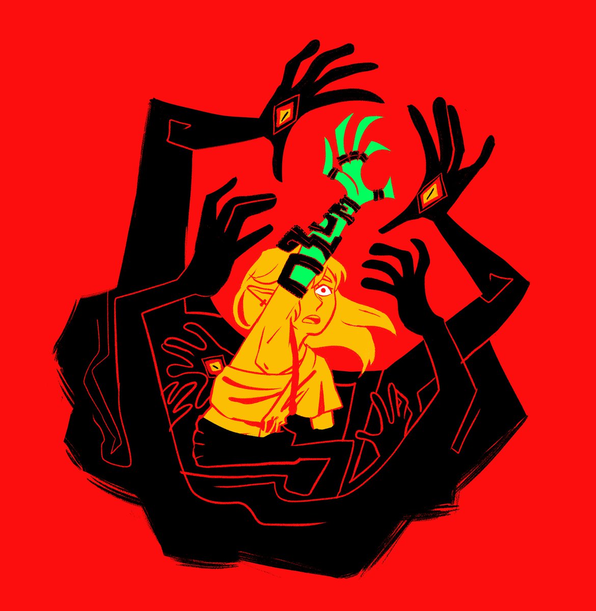 brandirecognize's tweet image. you can be haunted by these terrible, terrible hands in real life...but only for today on theyetee.com!!!