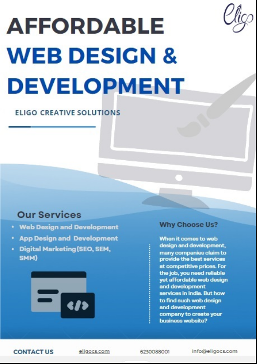 When it comes to web design and development, many companies claim to provide the best services at competitive prices.  ext-6125900.livejournal.com/487.html #webdevelopment #Webdesigning #busienss #enterpreneur #appdevelopment #eligocs