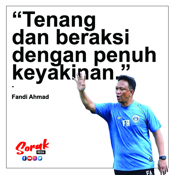 'Tenang dan beraksi dengan penuh keyakinan.' - Fandi Ahmad

#sorakmedia #sorakmediaquotes #quote #sportsquote #LigaMalaysia #LigaSuper #HarimauMalaya
