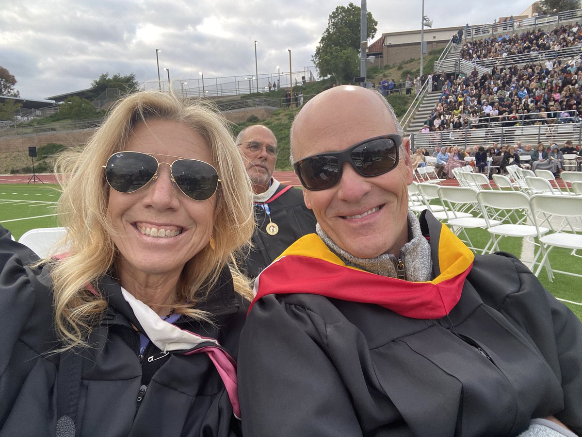 How blessed am I? Year 34 in the 📚 doing what I 💚 (teaching #biology), sitting next to my best friend &amp; amazing husband Dave Sloan watching #scientificallyliterate students from <a href="/OPHSEagles/">Oak Park High School</a>, <a href="/oakparkusd/">Oak Park USD</a> graduate &amp; move on in their pathways! Summer is coming, Life is good!