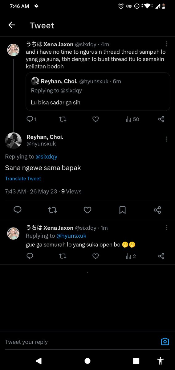 sixdqy's tweet photo. ngomong ngomong soal ngewe, gue mau kasih liat aja. baru beberapa detik setelah marahan, dia langsung ngajak ngewe https://t.co/NKUiElmXki