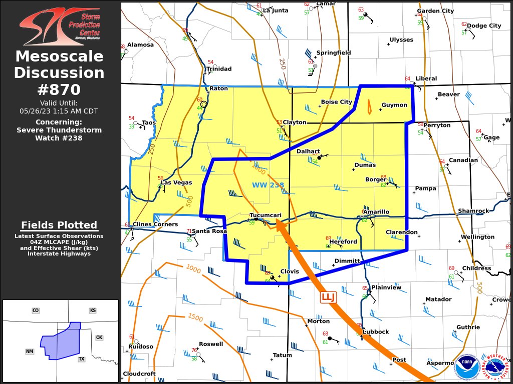 11:22pm CDT #SPC_MD 0870 , #okwx #txwx #kswx #nmwx, spc.noaa.gov/products/md/md…