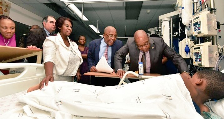 By now, President Zuma would have demanded answers from Ministers of water/sanitation & Health

In every crisis, he didn't hide. He wanted all those in charge/responsible to attend to it urgently and he took a decision immediately

He never enjoyed seeing loss of life

A Leader.