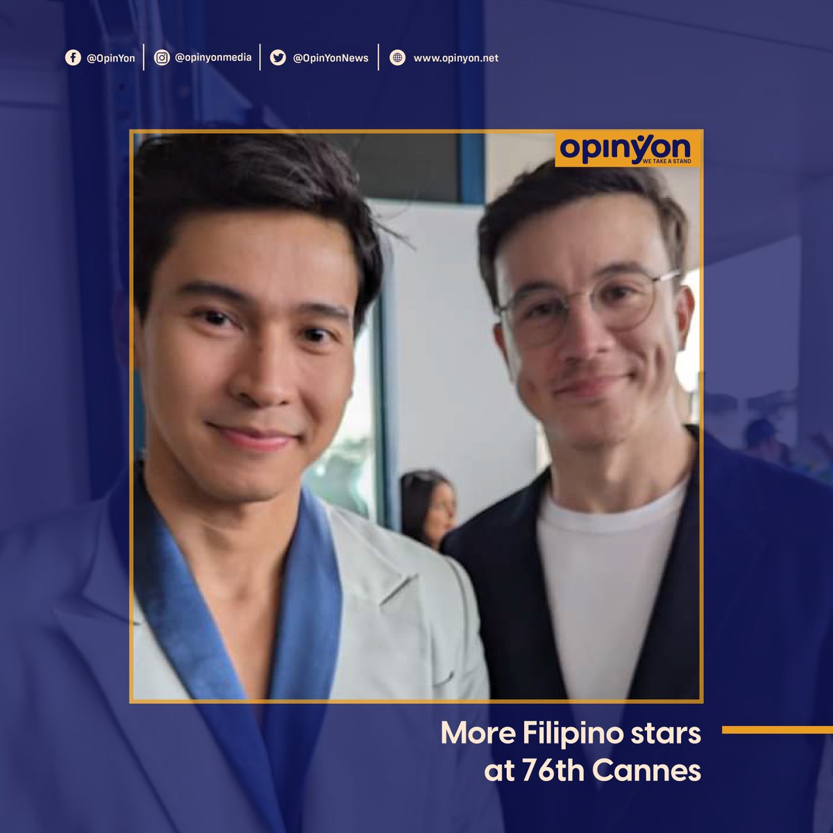 OpinYonNews's tweet photo. More Filipino stars at 76th Cannes
By Boy Villasanta
Read more
https://t.co/zU5EUuqytg
#Filipinos #76thCannes #LinoBrocka #BrillanteMaMendoza #JaclynJose #NoraAunor #PhilipSalvador #CocoMartin #MariaIsabelLopez #CarmiMartin #RayaMartin #PioloPascual #GeraldAnderson #ShainaMagdayao #AureusSolito #RaymondRed #LavDiaz #AdolfAlixJr