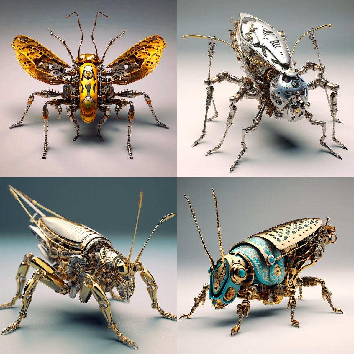 Mechanical Grasshopper - Fractal Design