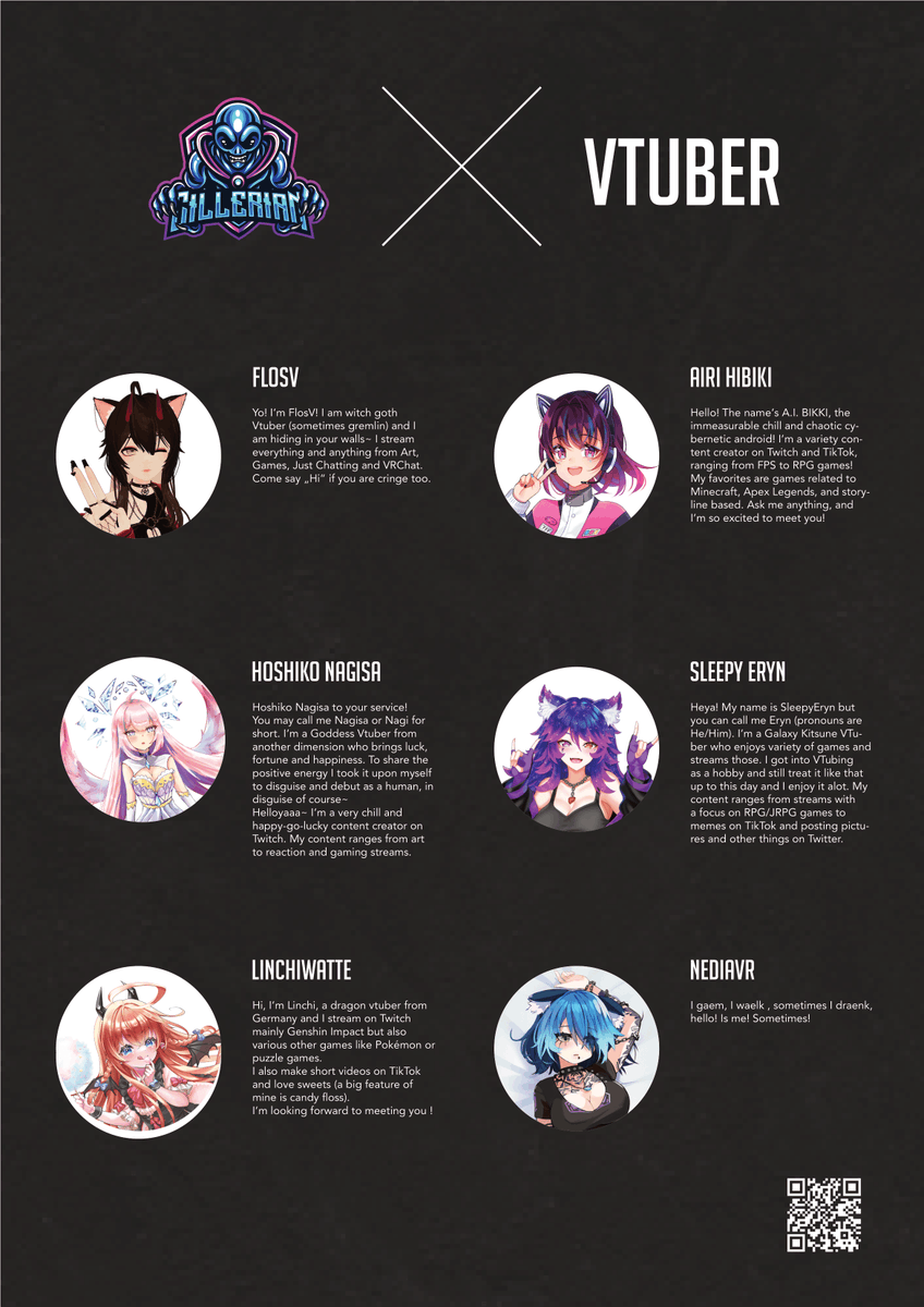 TeamCillerian's tweet photo. Tomorrow we are at #conpact with our VTuber Booth. This time we not only have 2D #VTuber but also 3D VTuber :D We hope we can see some of you there and wish u guys a great weekend ^^ https://t.co/dAb7q7IF51