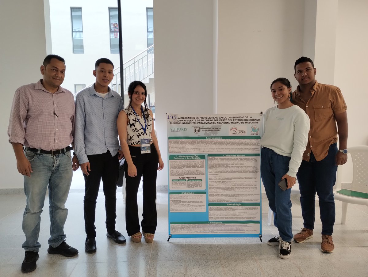 UnisucreDerecho's tweet photo. Participación Semilleros de Investigación Programa de Derecho Unisucre, Red Colsi 2023. https://t.co/j41hhIxFQD