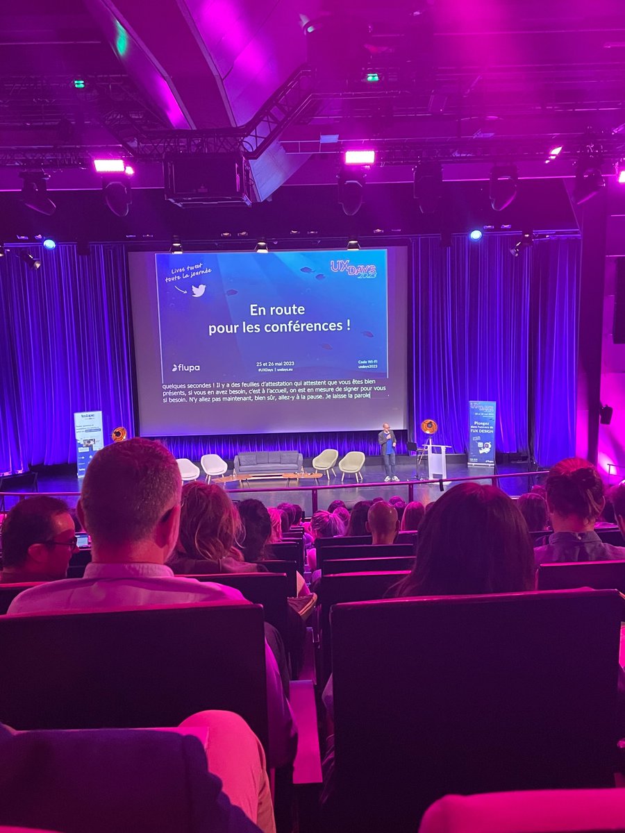 Une belle journée au #UXDays pour échanger sur l'accessibilité, design sprint, design system, design systémique, etc... merci  <a href="/Flupa/">Flupa</a> pour l'organisation