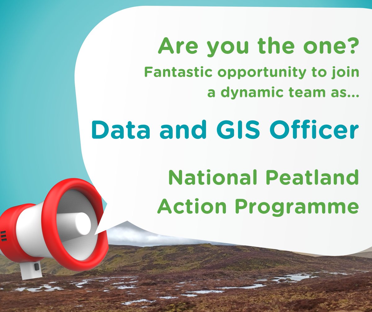 Are you a data &amp; GIS specialist?
Want to apply your skills to a truly important issue, addressing the Nature and Climate emergencies?
This is the job for you!
shorturl.at/kpsEG
Apply to join the dynamic programme leading in Wales’ peatland restoration.
#Careers #Jobs #Wales