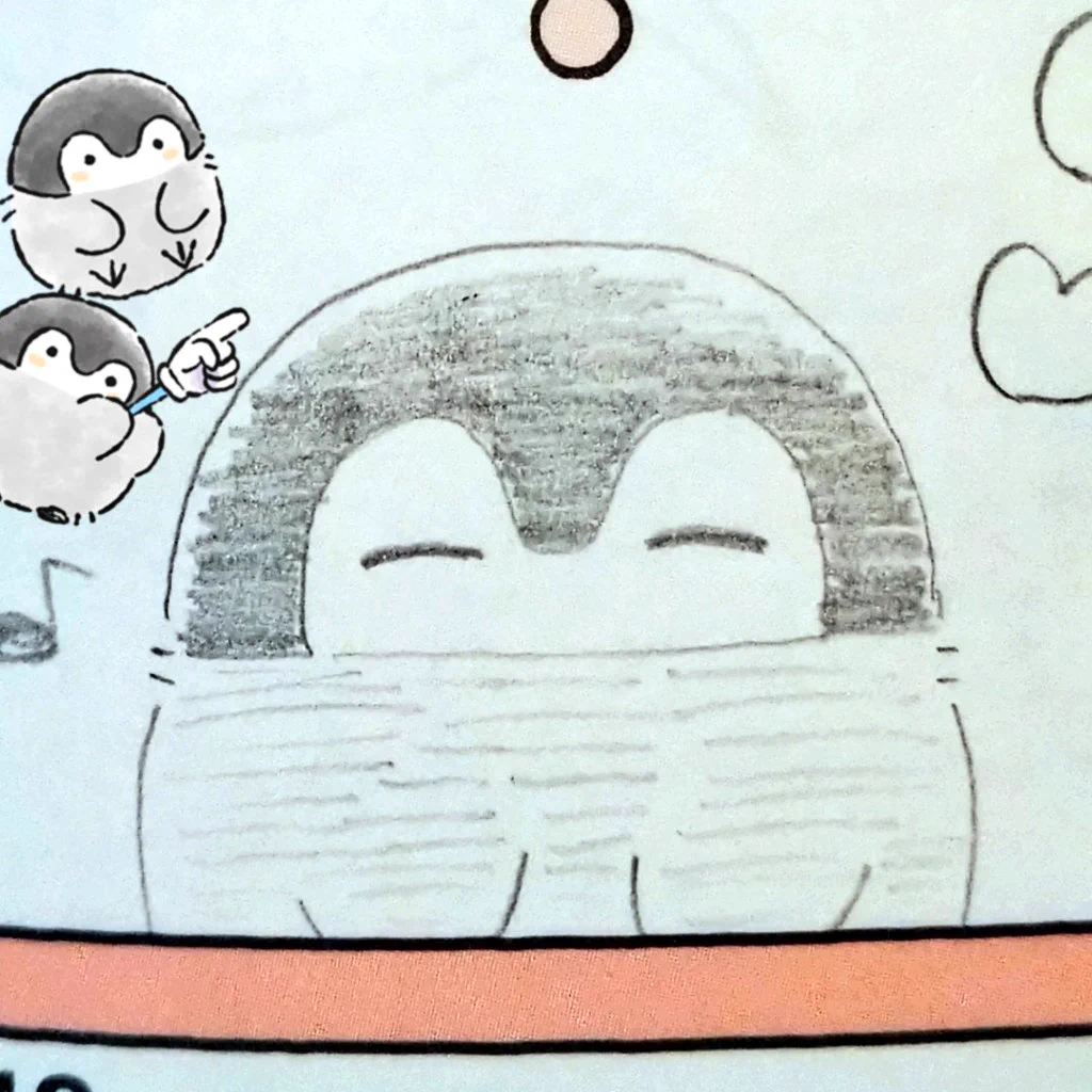 @k_r_r_l_l_ るるてあさん、こんにちは🐧☘️
コウペンちゃんの描き方、すごく模索していたので、教えていただけて嬉しいです！
少しでも上手になりたくて、毎日日記帳に描いて練習しています( >< )💦
これからもたくさん練習して、可愛く描けるように頑張ります！
いつも素敵なイラストをありがとうございます☺️🙏💕 