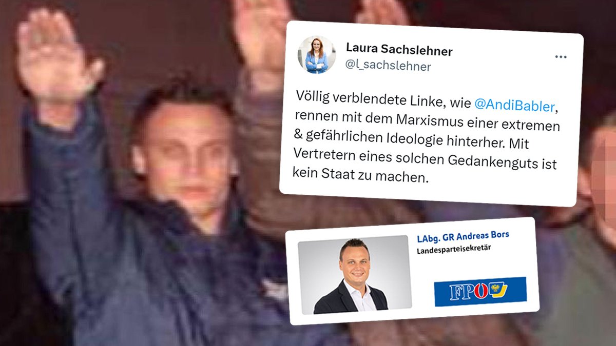 Während sie vor Marxismus-Andi warnt: ÖVP koaliert mit Hitlergruß-Andi dietagespresse.com/waehrend-sie-v…