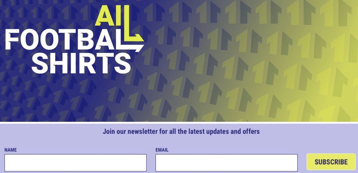 Don’t miss out on 1st Monthly newsletter (available this weekend)‼️

This month, we’re proud to have articles written by @fitbawshirts, <a href="/DoubleAFutebol/">Double A 🪬</a>, <a href="/5attheBackPod/">Five At The Back Podcast</a> and <a href="/Ptolemy04/">ptolemy12</a> + news, updates and more‼️

𝗦𝗶𝗴𝗻 𝘂𝗽 𝗻𝗼𝘄 on AllFootballShirts.co.uk‼️