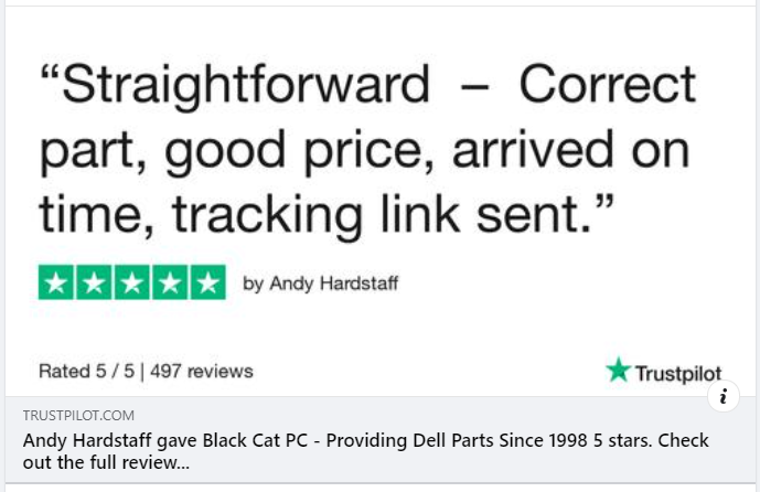 Blackcatpc's tweet photo. Thank you for taking the time to leave us a great review Andy
#dellpartners #delltechnologies #delltechforum #Dell #delltechpartners #delllaptops #blackcatpc #reviews #Trustpilot #trustpilotreviews #trustpilotreviews #smallbiz #smallbusinessowneruk https://t.co/MdqwoyESpM https://t.co/OXQMslDAWk