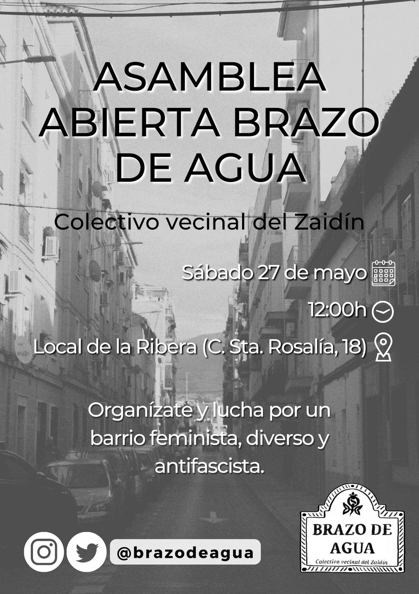 Vecin@s, mañana volvemos a tener asamblea abierta en el Local de la Ribera.

¡Nos vemos a las 12h!