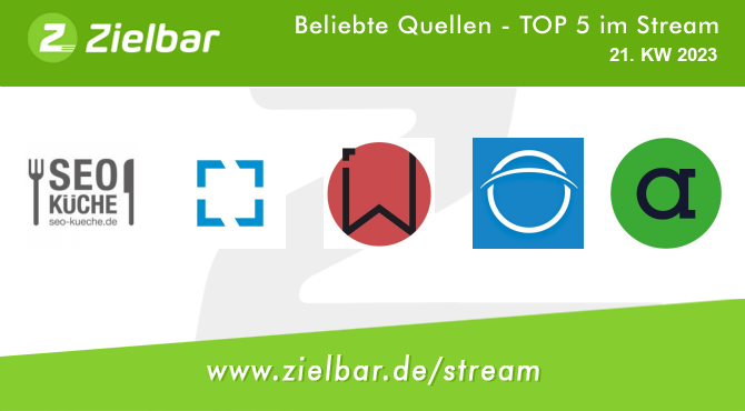 Top 5 diese Woche im Stream: @seokueche <a href="/OnlineMarktn_de/">OnlineMarketing.de</a> <a href="/internet_world/">非文学</a> <a href="/CaschysBlog/">CaschysBlog</a> @aswonline  –  zielbar.de/stream/?utm_so…