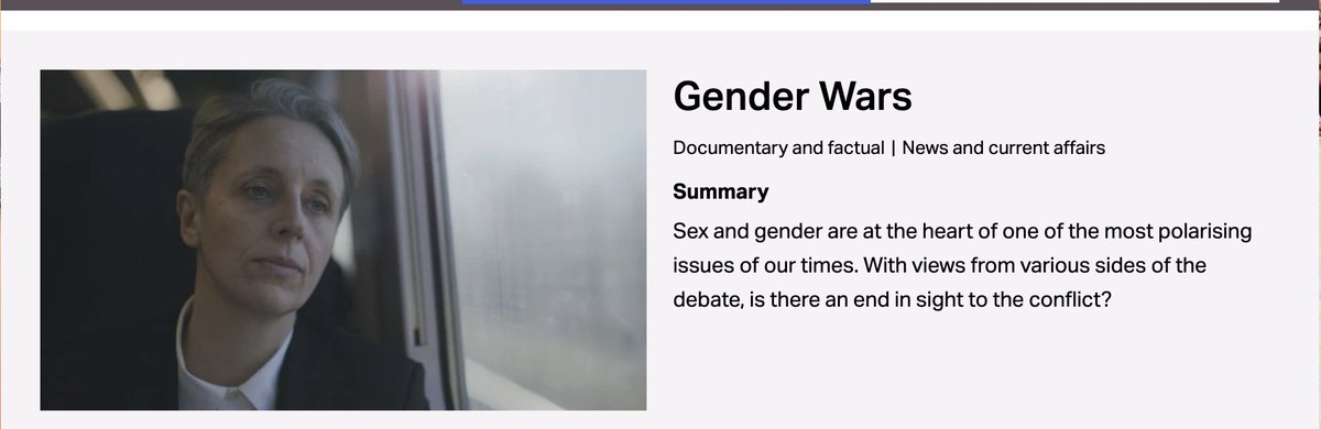 Next Tues 30th May will be quite a big day.  After speaking at the Oxford Union, I'll be watching Channel 4 at 10pm - the premier of the documentary Gender Wars, featuring voices from all sides, including mine.  radiotimes.com/programme/b-li…