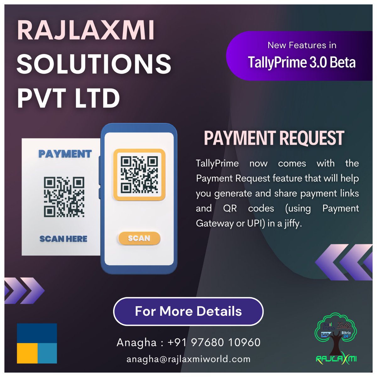 rajlaxmiworld's tweet photo. #WebinarTraining #TallyPrimeBetaRelease #TallyPrime3 #BetaRelease #Features #gstin #Reports #einvoice #ewayBill #tallyprimewebinar #LiveDemo #TallyPrime #Tallysolutions #erp #Sales #Support #Tallysolutions #Training #Weeklywebinar #ERPSolutions #editlog #RajlaxmiSolutionsPvtLtd https://t.co/6VfYNzEa5i