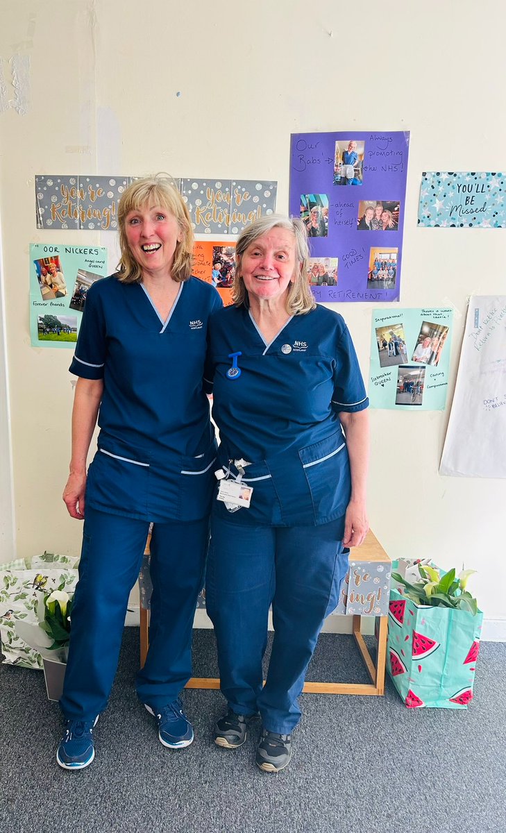 On Wednesday we all celebrated the retirement of two of our most committed and inspirational SPDNs. With a combined 45 years service to <a href="/EdinburghDNs/">Edinburgh District Nursing Service</a> their knowledge and experience will be sorely missed across the city.

Let's all celebrate Barbara Halliday and Nicki White!!