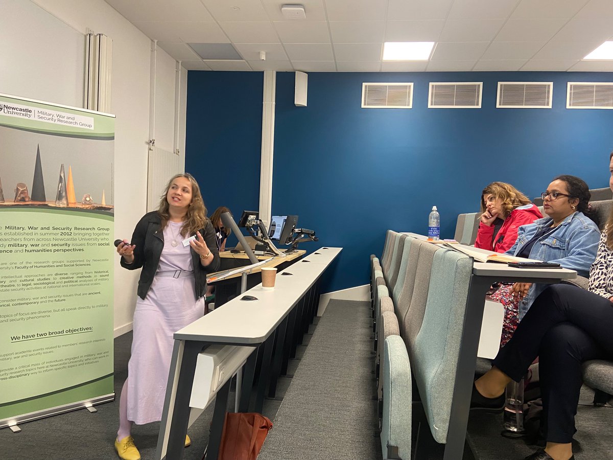 Sorana-Cristina Jude (@soranajude) on Twitter photo The brilliant <a href="/MMalksoo/">Maria Mälksoo</a> 💫 delivering the keynote lecture on ‘NATO’s New Front: Allied Deterrence Goes East’ for our #CriticalNATOStudies workshop taking place at <a href="/NclPolitics/">Newcastle Politics</a> and organized together with my amazing colleague <a href="/KAMWright/">Kameron Wright</a> 🤩 The brilliant <a href="/MMalksoo/">Maria Mälksoo</a> 💫 delivering the keynote lecture on ‘NATO’s New Front: Allied Deterrence Goes East’ for our #CriticalNATOStudies workshop taking place at <a href="/NclPolitics/">Newcastle Politics</a> and organized together with my amazing colleague <a href="/KAMWright/">Kameron Wright</a> 🤩