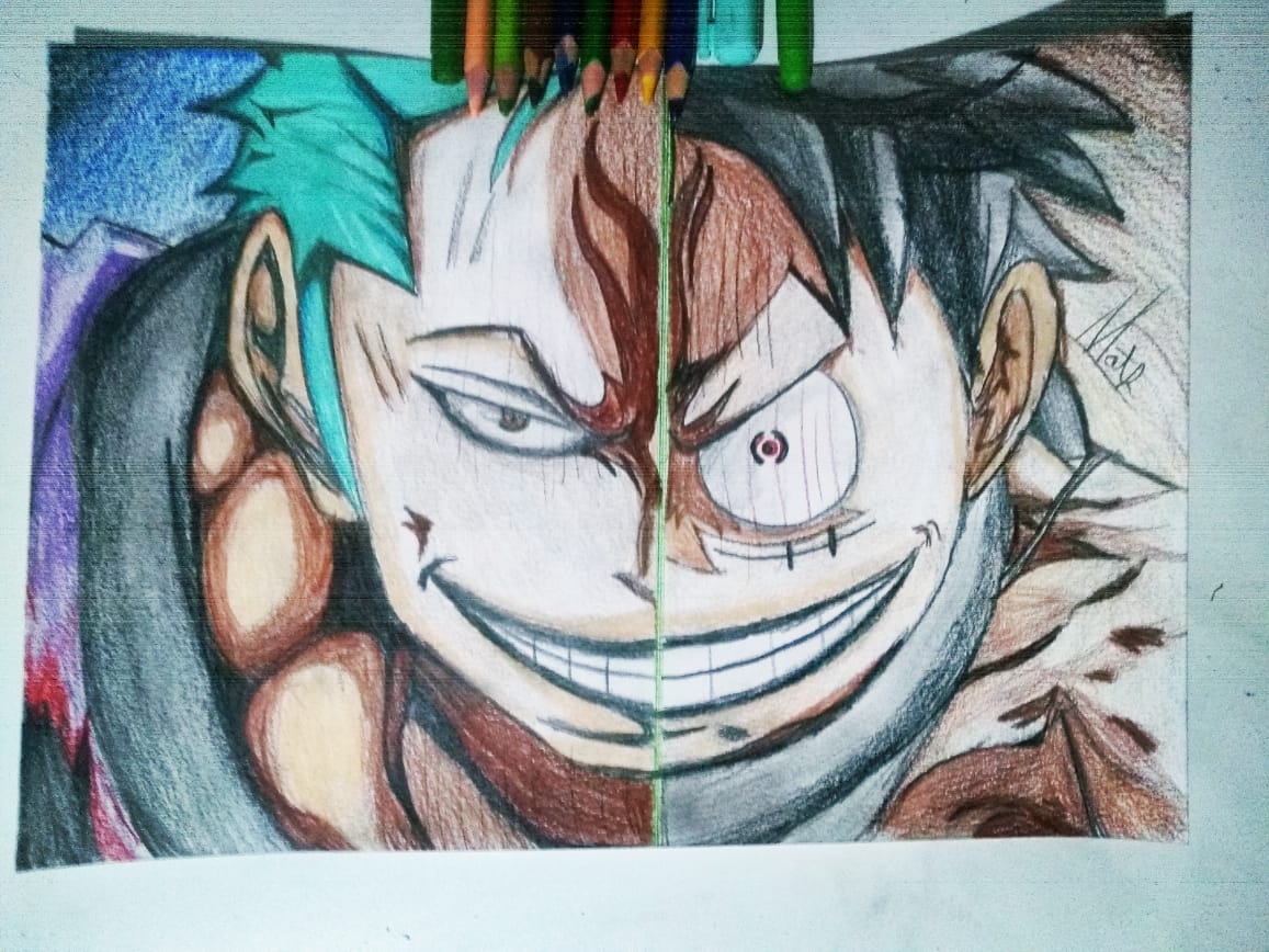 MatthewTheBig's tweet photo. #luffy #Zoro #ONEPIECE #anime #drawing #draw #desenho #art #artist #arte #artista https://t.co/vZ9570aCyr