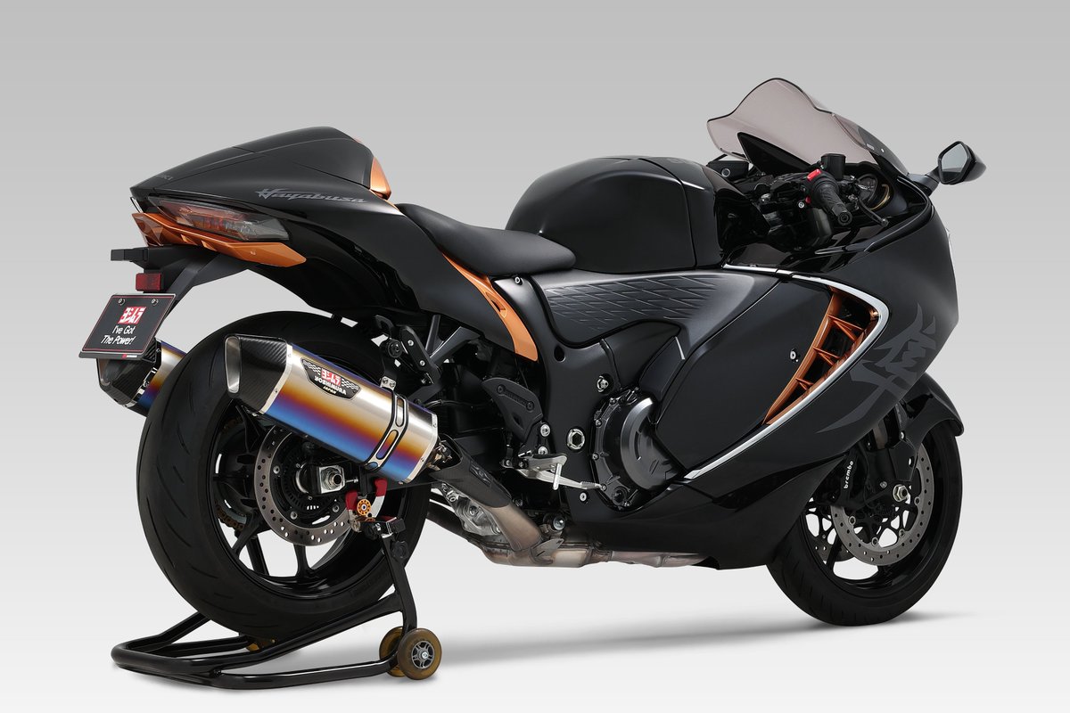 Hayabusa（21-23）Slip-On HEPTA FORCE サイクロン （チタンブルー