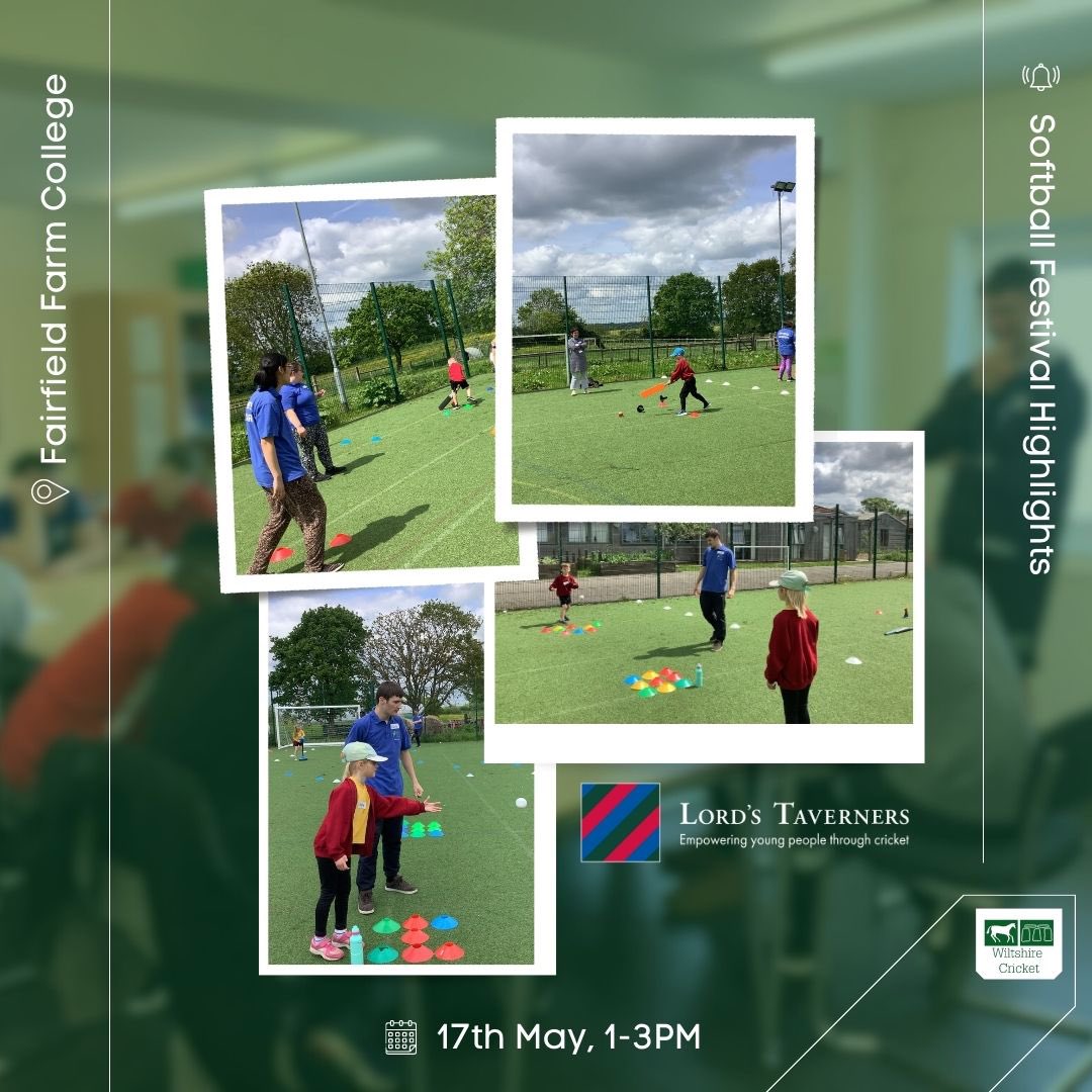 🔊As part of the SEND Softball Programme, Wiltshire Cricket has been working with Fairfield Farm College. 

📸Students had 3, 2 hour sessions learning new cricket activities to deliver. 

🔊Week 3 saw students deliver a 2 hour festival to over 15, KS1 participants!🏏🏏