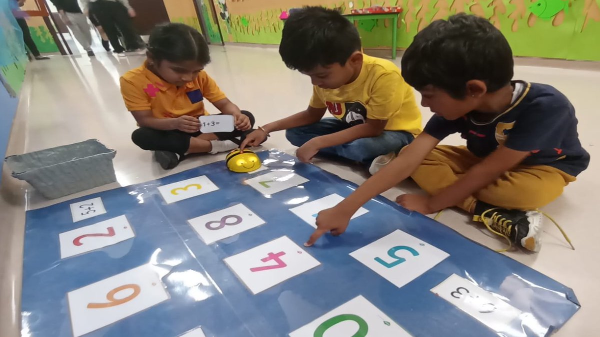 Ria Devyani (@devyaniria) on Twitter photo #KG2BOptimisticOctopus🐙 solve the addition sum and program the Bee Bot to move to the correct answer🔢 #MathWeek <a href="/MichelleVerghe1/">Michelle Verghese</a> <a href="/gemsnms_alkhail/">GEMS NMS Alkhail</a> <a href="/NMSKindergarten/">NMS Kindergarten</a> #KG2BOptimisticOctopus🐙 solve the addition sum and program the Bee Bot to move to the correct answer🔢 #MathWeek <a href="/MichelleVerghe1/">Michelle Verghese</a> <a href="/gemsnms_alkhail/">GEMS NMS Alkhail</a> <a href="/NMSKindergarten/">NMS Kindergarten</a>