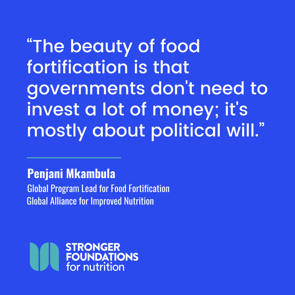 SF4Nutrition's tweet photo. .@Penjtweets spoke to @devex in the #FoodSecured content series about the current food crisis, the challenges of food fortification, and financing gaps. 

Learn more: https://t.co/jFYKqw2gBC

#StrongerWorld https://t.co/NcX5kTxAzC