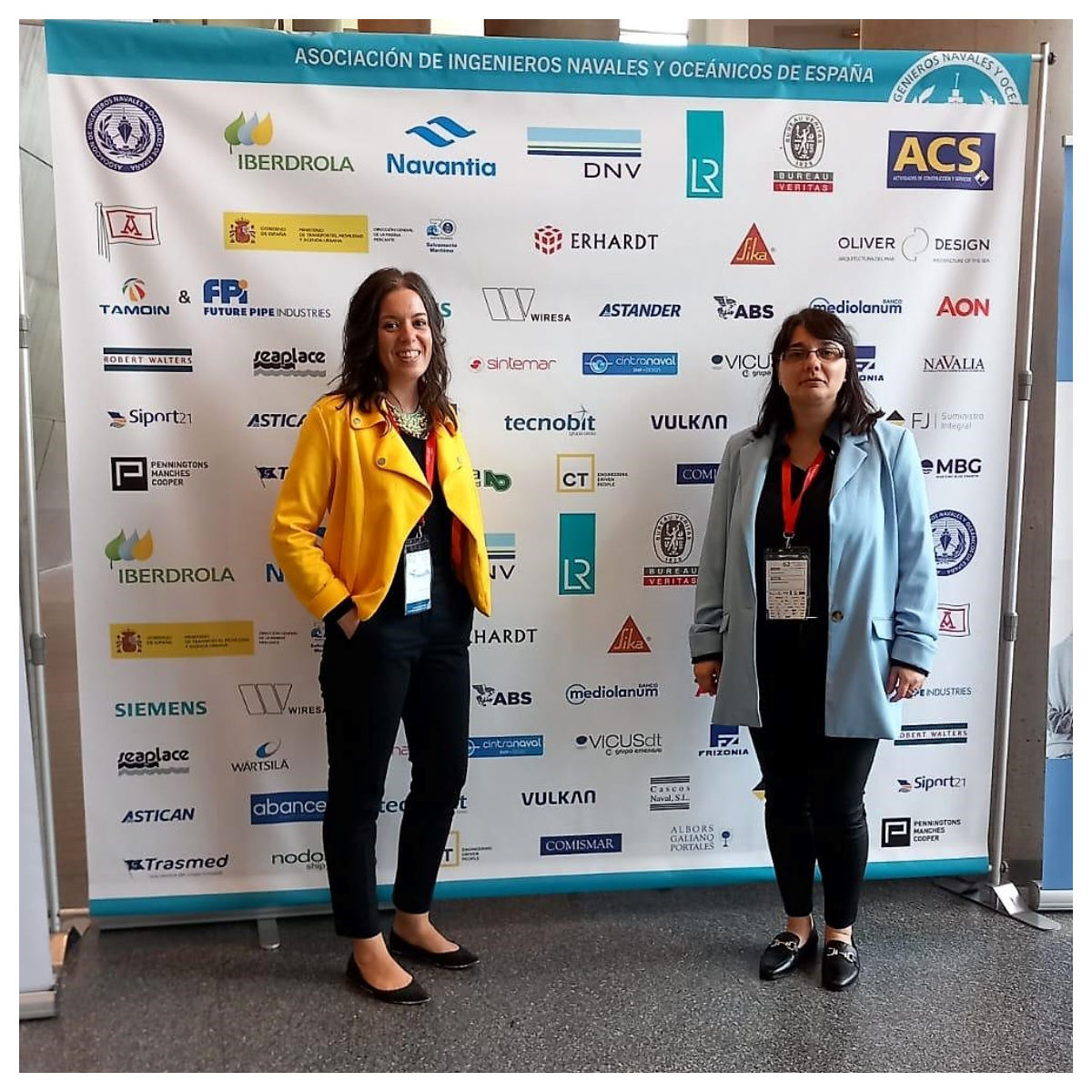 A investigadora do CITENI Alicia Munín xunto coa enxeñeira Laura Alonso de @CTengineers presentaron un avance do proxecto REPERA, para a recuperación de plásticos nos ríos, no #62Congresonaval celebrado en Bilbao do 24-26 de maio. @ingnaval @gii_udc @CIFerrol @UDC_gal