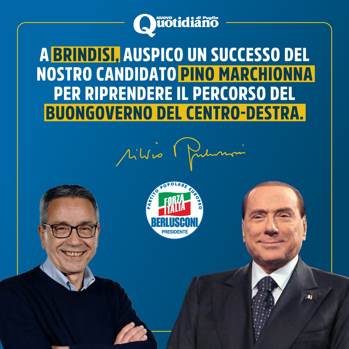 Pino, che conosco e stimo da tanti anni, era già stato giovane e brillante sindaco di Brindisi negli anni Novanta.

Dalla mia intervista a Quotidiano di Puglia 👉 rb.gy/2shhb