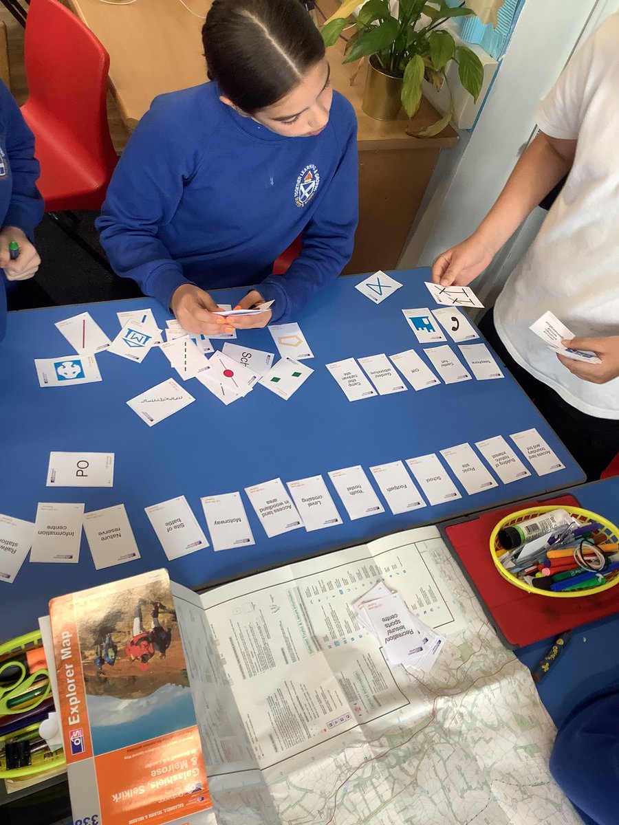 stpetersgala's tweet image. More map skills in P6 this morning, focusing on recognising the difference between physical and human geography features! #mapskills