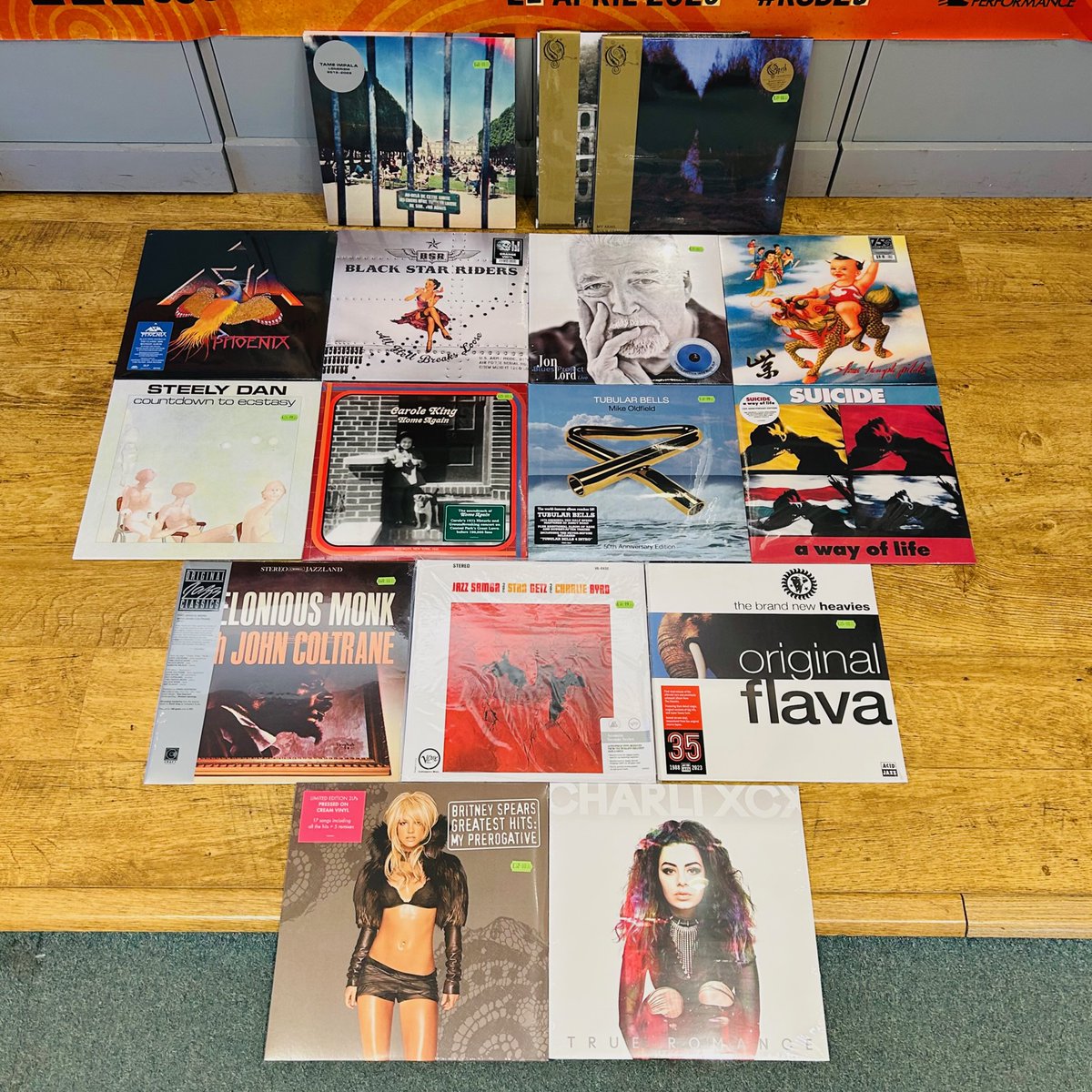 'Tubular Bells' 50th anniversary, @tameimpala 'Lonerism' 10th anniversary, Carole King live plus reissues from Steely Dan, Suicide, @OfficialOpeth, @charli_xcx, Britney, @BlackStarRiders, @BrandNewHeavies and more #WaxUpdate