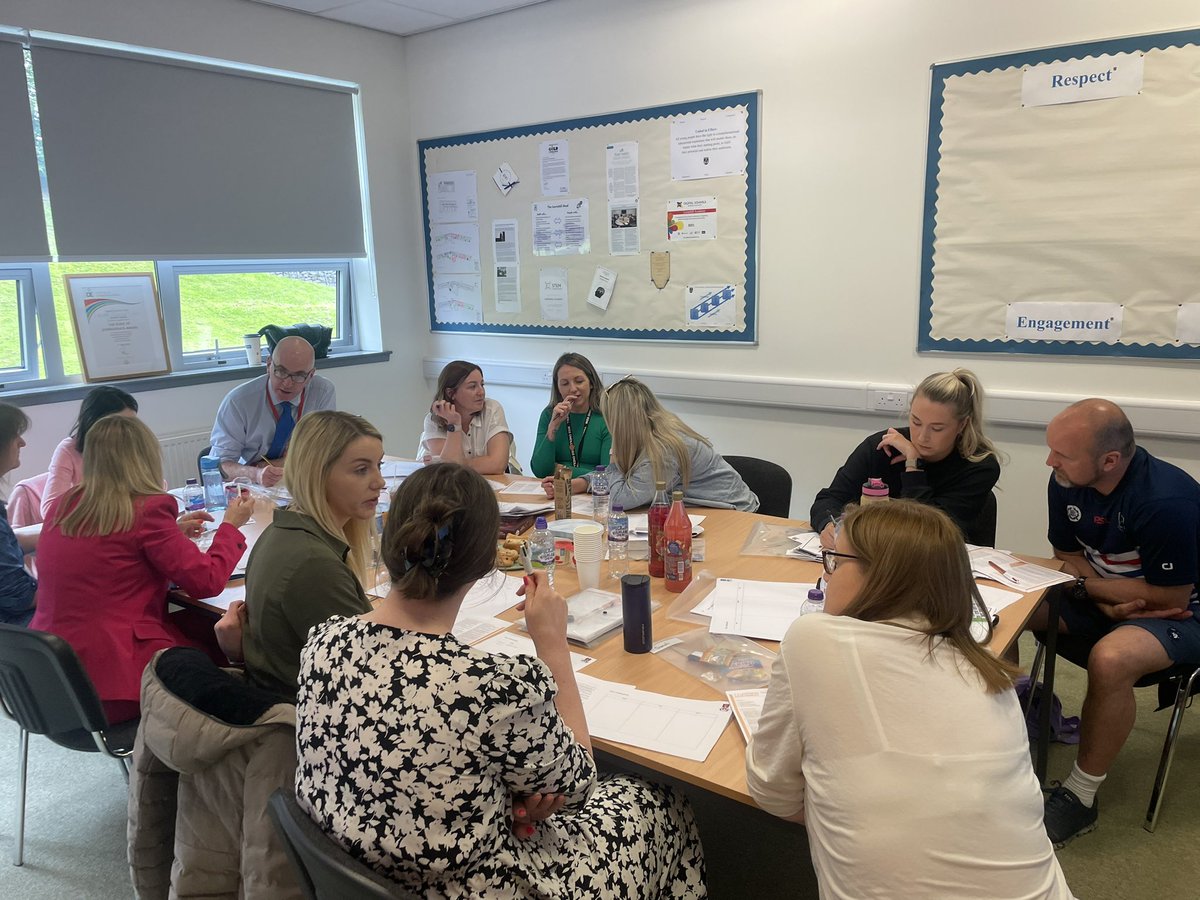 Deep in discussion as we start by looking inwards, before outwards and forwards #selfevaluation #learningandteaching #lookinginwards #lookingoutwards #lookingforwards