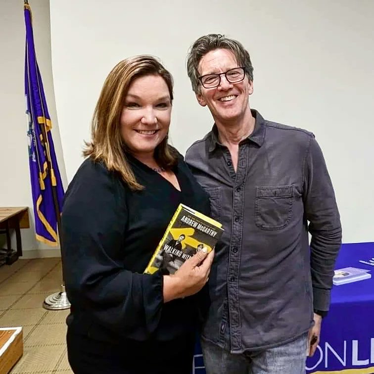 Krystyna72's tweet photo. So nice meeting you @AndrewTMcCarthy. I look forward to reading your book. https://t.co/dFP3Wju2z6