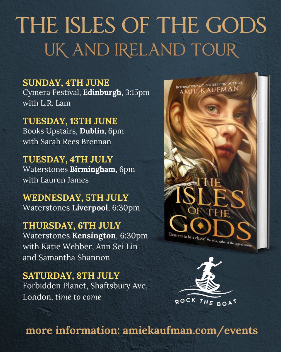 UK and Ireland tour -- tickets for every stop now available at amiekaufman.com/appearances