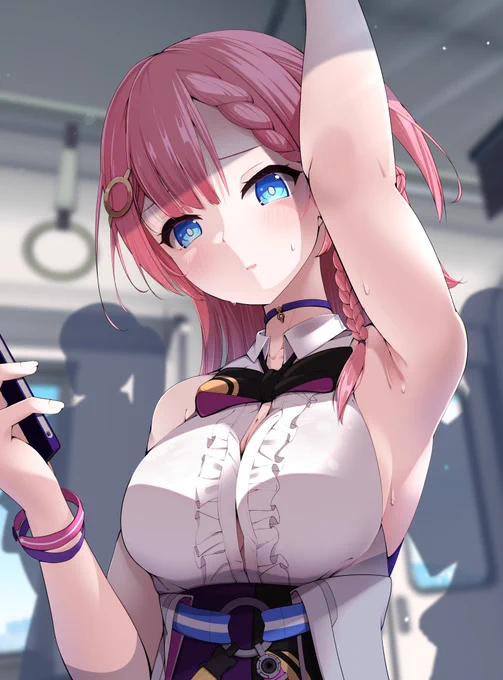 電車通勤するアスター所長 #HonkaiStarRail #スターレイル #崩壊スターレイル