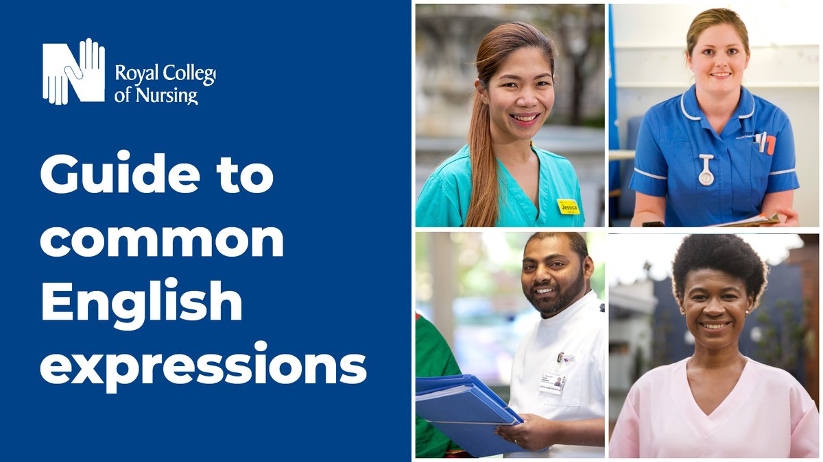 When coming to work in the UK for the first time, common English expressions like ‘under the weather’ and ‘cold turkey’ can be confusing. 

Check out our new guide, designed for internationally educated nursing staff, to  common idioms and their meanings: bit.ly/3nDDxxq