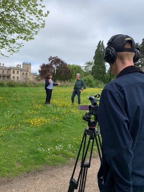 Great having @Notts_TV over for a day of filming yesterday - learning all about life at our beautiful Brackenhurst Campus. Keep your eyes peeled for a future episode of The Nottinghamshire Garden 📺🌿🌱🌲🌹🐝🦉🦔🐞🪹 @NTU_ARES