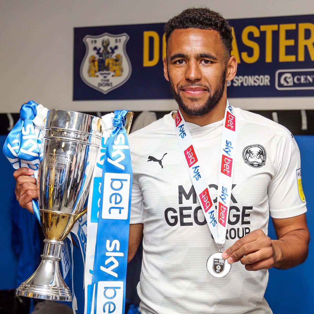 theposh's tweet photo. A big part of our promotion winning squad of 2021. 

Thank you Nathan and good luck for the future. 💙

#pufc https://t.co/YakIQmC81V