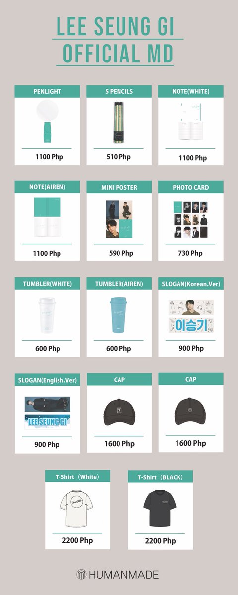 cdmentph's tweet photo. You asked so we're bringing it!

More Lee Seung-gi official merchandise will be available for sale on May 27 at the venue! 🎉

Check out the poster below. Caps, tumblers, t-shirts, and slogans have been added.

Exact location of the Merch Booth will be posted on the day of the show. Cash and g-cash payments only.

Thank you, PH Airen and see you super soon!💚

#LSGinMNL2023