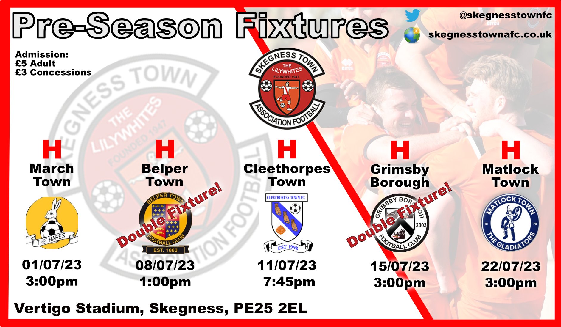 Skegness Town FC on Twitter "ICYMI, we released our PreSeason